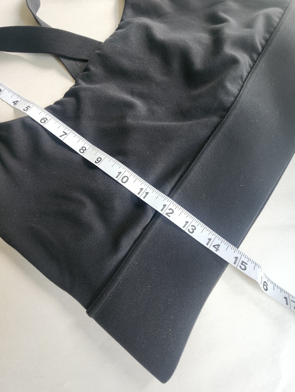 Athleta Longline Warrior Cross Back Sports Bra Black Size XL - Picture 10 of 15